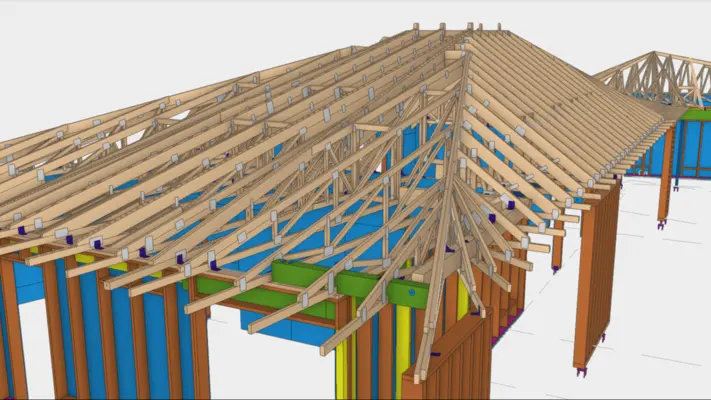 Image from Jussi Summer House gallery. Timber Structure building.